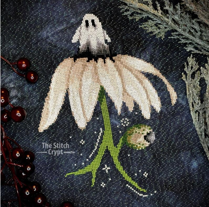 Ghost Flower Printed Pattern