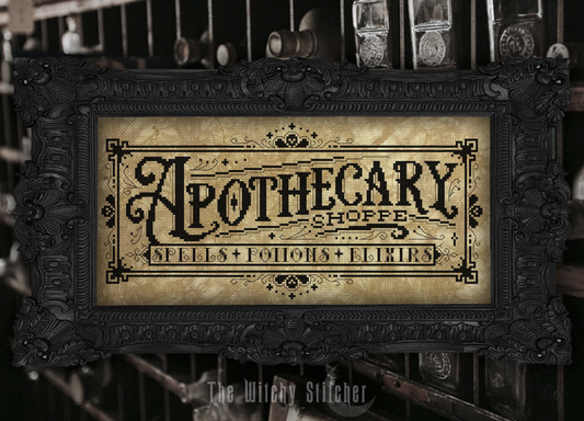 Apothecary Shoppe Printed Pattern